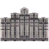 24-этажная монолитная секция многосекционного жилого дома переменной этажности в г.Одинцово