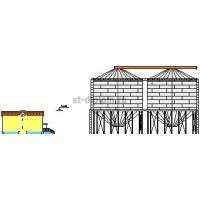 Зернохранилище силосного типа в Цивильском районе Чувашской Республики